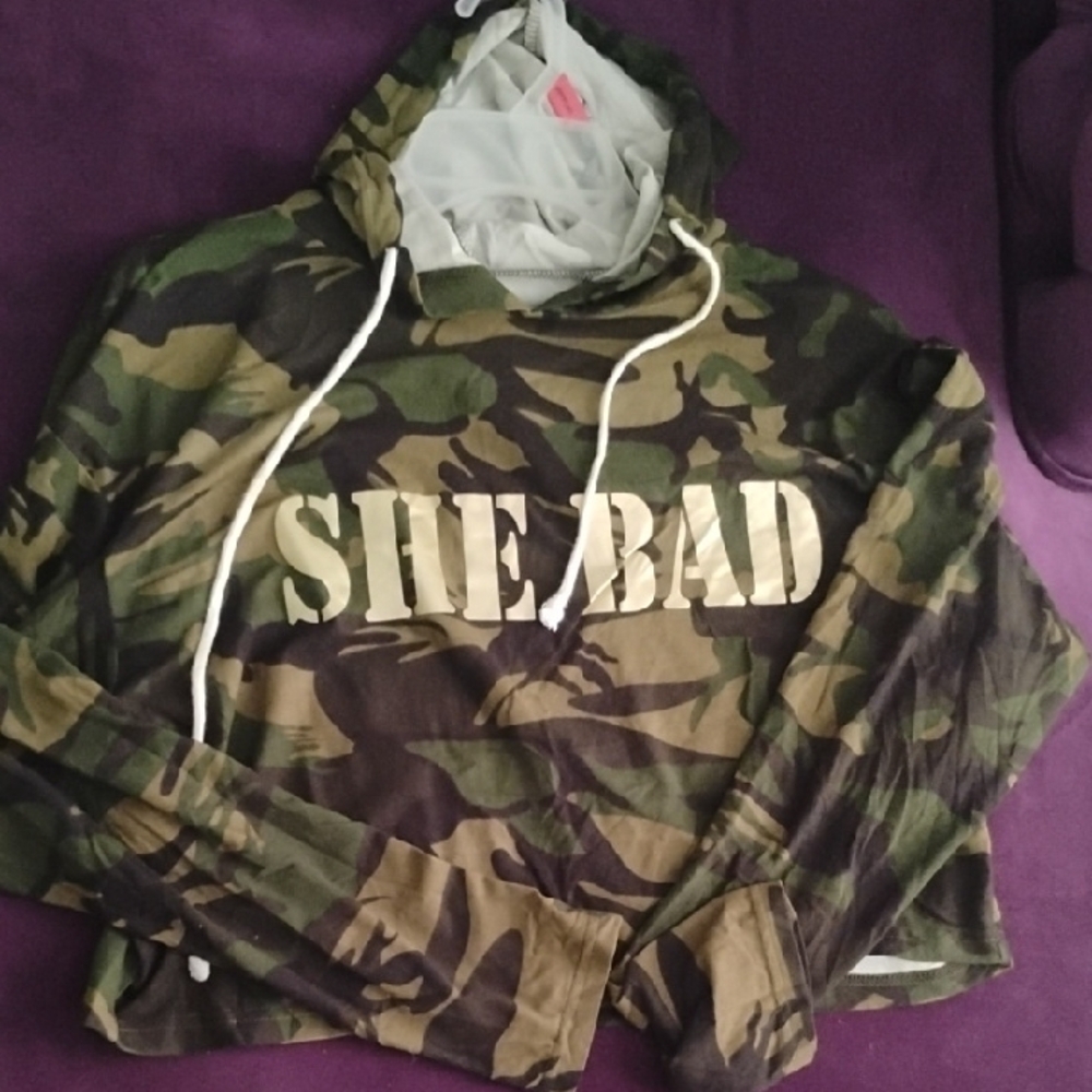Camouflage SHE BAD Hoodie